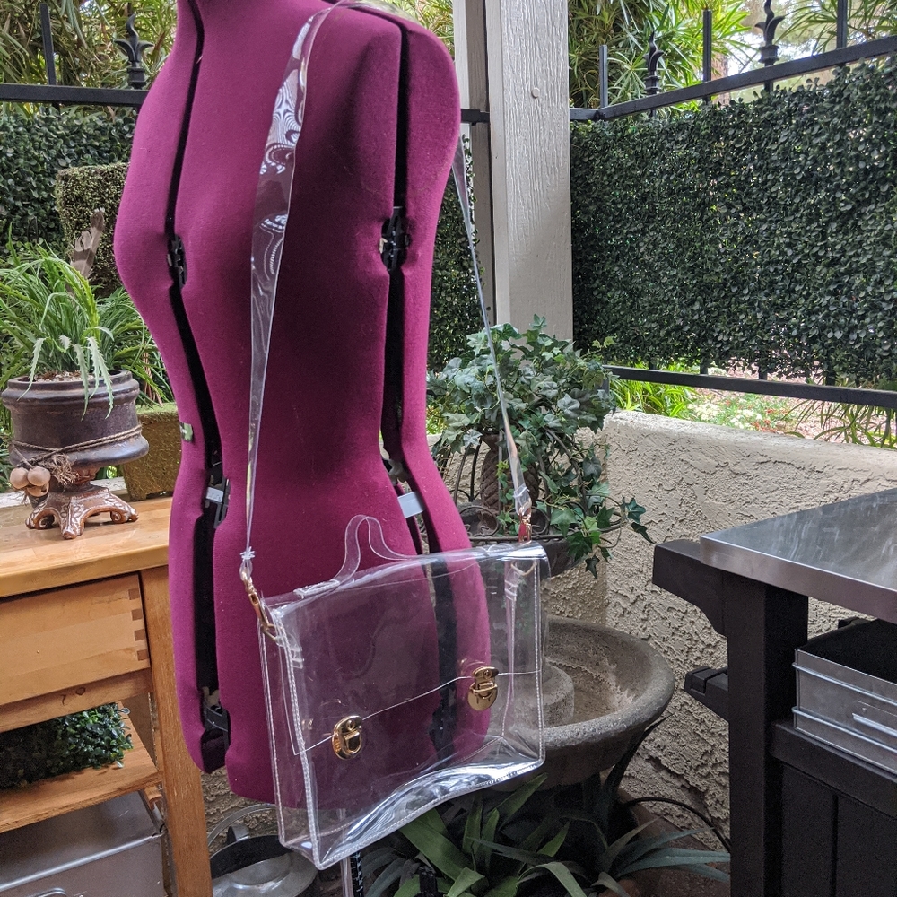 Transparent Crossbody Bag, See-Through